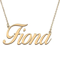 HUAN XUN Customized Custom Simple Any Name Necklace