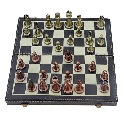 ZZ ZH Chess Leather International Chess Set Folding Panama | Ubuy