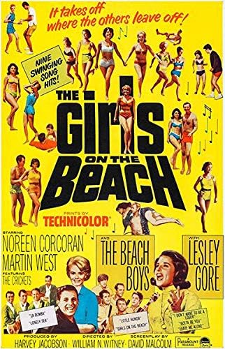 Amazon Com The Girls On The Beach 1965 Movie Poster Posters Prints