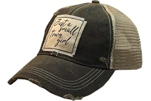 Vintage Life Funny Hats for Women and Girls, Distressed Trucker Baseball Cap with Sayings