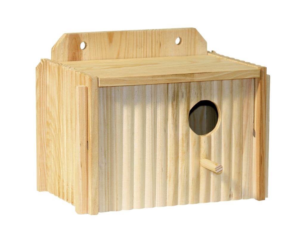 Kerbl Nesting Box for Parakeets, 21 x 13 x 13 cm