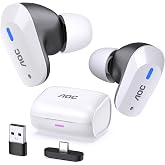 AOC Wireless Gaming Earbuds for PS | 20ms Ultra-Low Latency, Noise Cancelling 4 Mic, 32H Playtime in-Ear Gaming earbuds, Bluetooth 5.3 Headphones