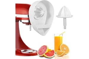 XINCAN Juicer Attachment for Kitchenaid Stand Mixer, Citrus Juicer, Fruit Press Juicer, Compatible with All Kitchenaid Mixer, Dishwasher safe