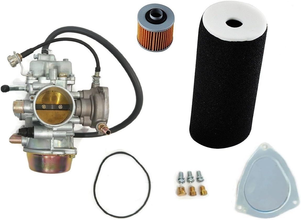 YFM660 Carburetor & Air Filter with Oil Filter fit For Yamaha Grizzly 660 YFM660 2002-2008 Carb