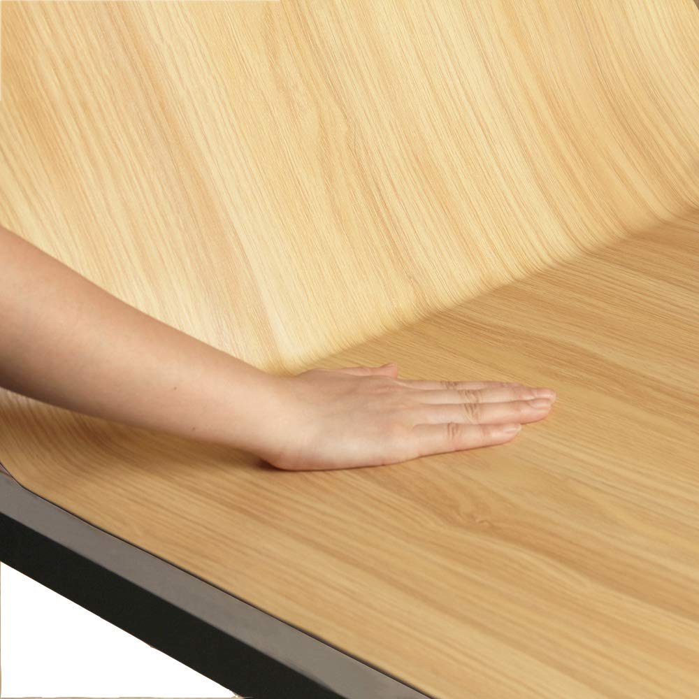Photo 1 of Self Adhesive Thick Wood Vinyl Shelf Cabinets Liner Furniture Paper Wallpaper for Walls Kitchen Cabinets Shelves Table Countertop Desk Sticker 15.7"x117"