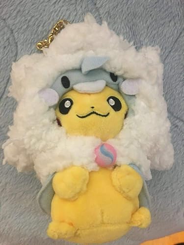 Amazon ポケモンセンター メガポンチョ チルタリス ピカチュウ キーチェーン と ぬいぐるみ セット ぬいぐるみ ホビー