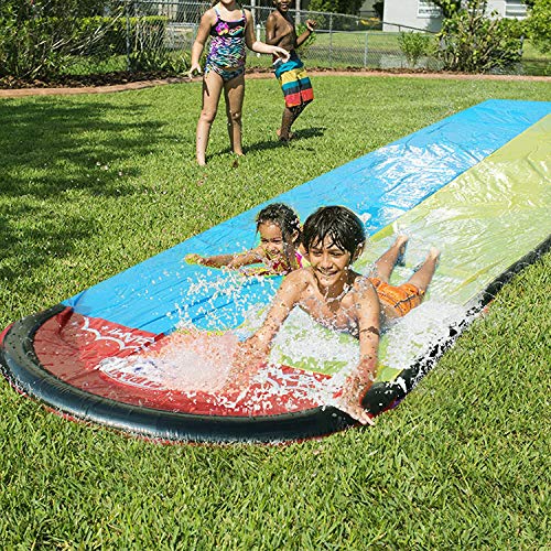 Water Slip and Slide for Kids Adults, Garden Backyard Giant Racing