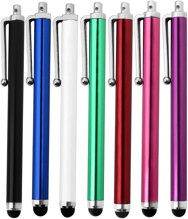 (Mixed Colours) Apple Iphone 7 Plus Colour Coded Touch Screen Stylus Pens 7 Pack By Fone-Case®