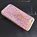 iPhone 6 Plus Case,Crazy Panda 3D Creative Liquid Glitter Design iPhone 6 Plus Liquid Quicksand Bling Adorable flowing Floating Moving Shine Glitter Case iPhone 6 Plus/6S Plus - Pink Diamonds