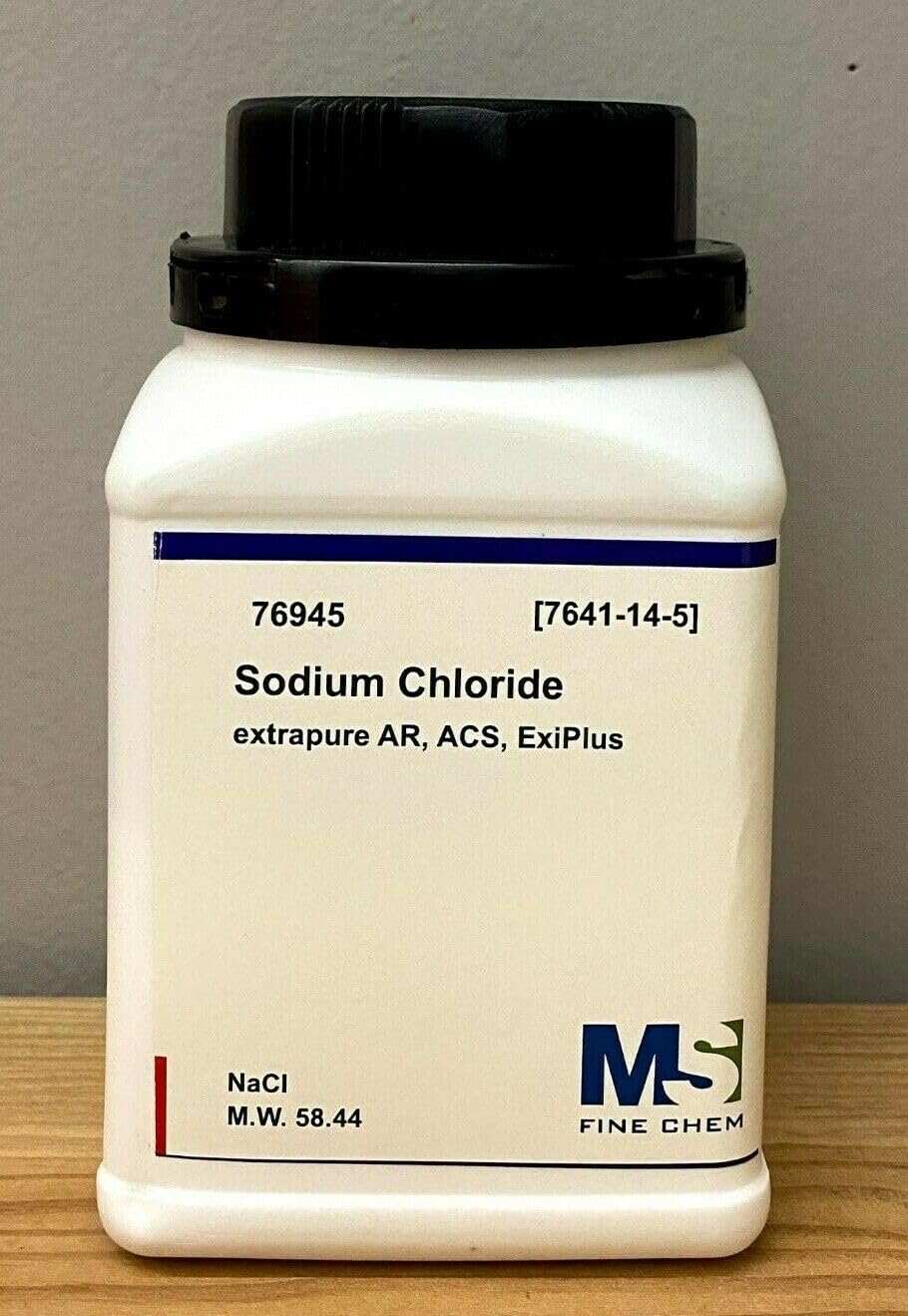 Photo 1 of Sodium Chloride (Salt), High Purity Crystals, 500 Grams (1.1 lb.) - ACS