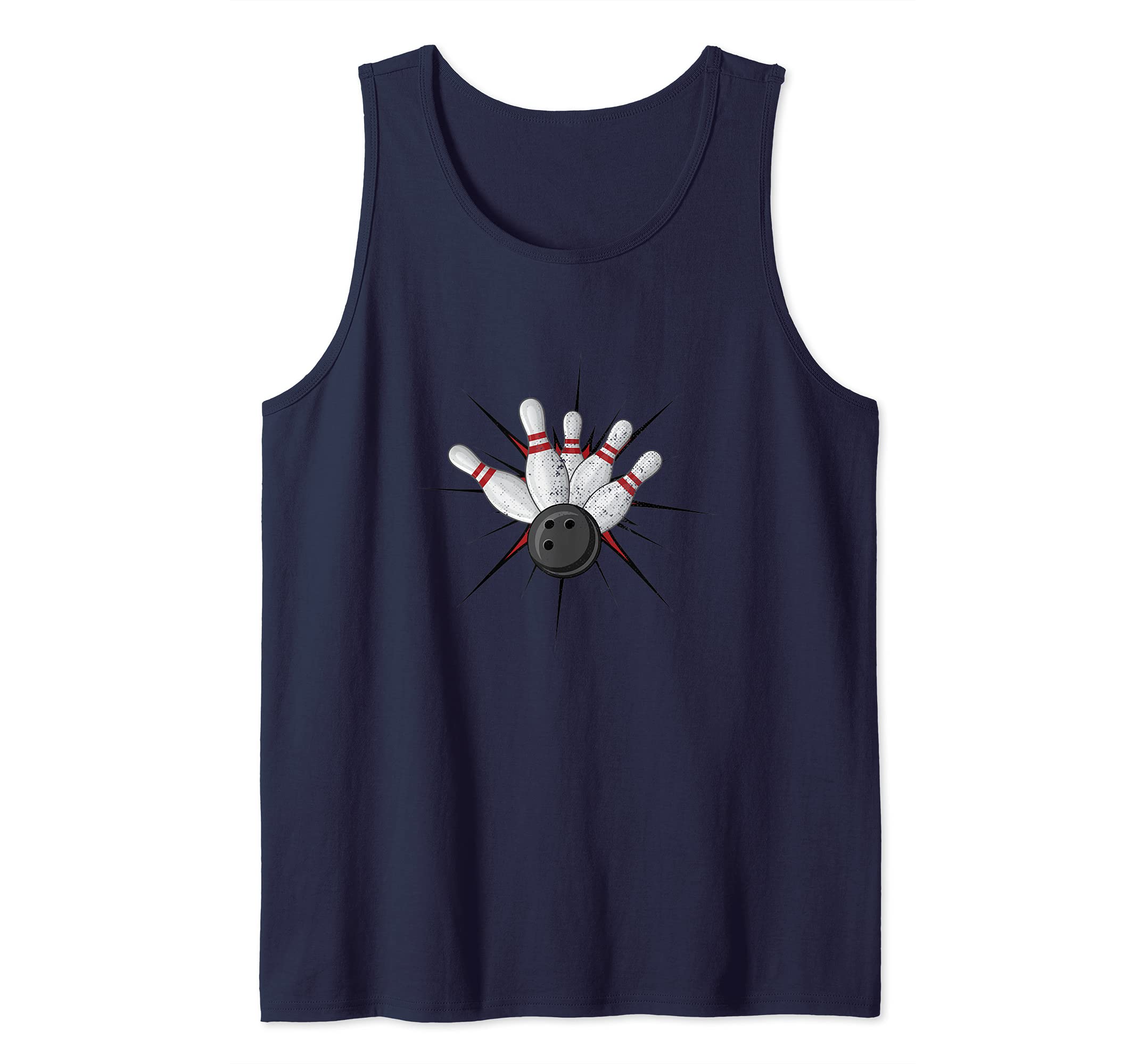 Funny Bowler Bowling Player Bowling Strike Sports Game Tank Top