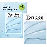 Torriden DIVE IN Modeling Mask (pack of 5) | Intensive Hydration and Cooling | 5D Hyaluronic Acid Complex, Glucose &amp; Algin, Kaolin