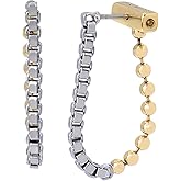 AllSaints Women's Mixed Chain Earrings