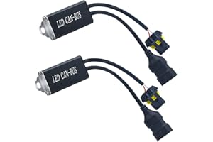 HIKARI WINGS HIKARI 9005 9006 9012 Canbus Decoder Kits Compatibility Anti Flickering Resistor Warning Canceler Pack of 2