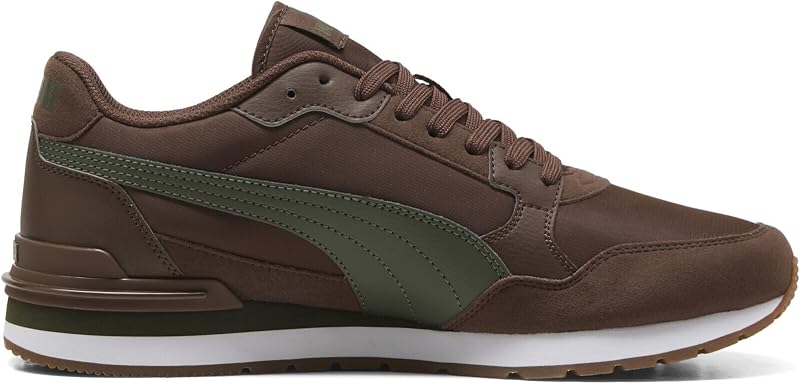 Erwachsene ST Runner v4 Nylon Sneakers 41, Chestnut Brown Moss Veil White Gum Green