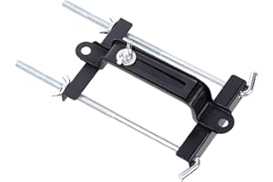 Rustark 9”/23cm Adjustable Battery Hold Down Kit Universal Car Battery Holder Universal Crossbar with J Bolt Battery Hold Dow