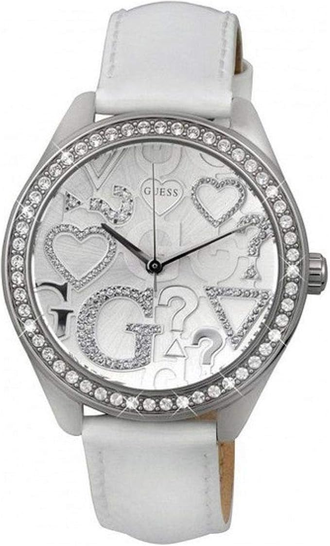 guess watch leather strap