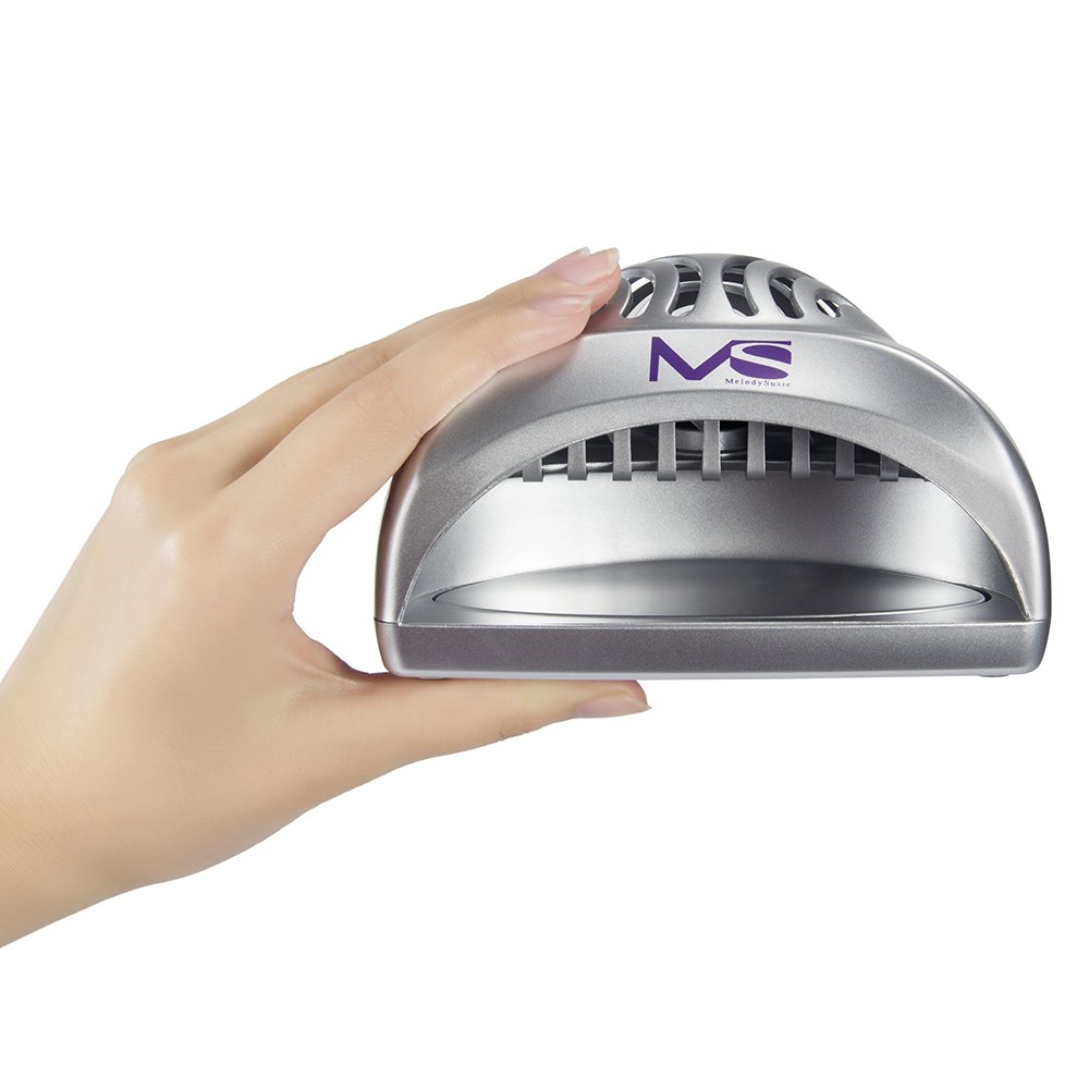 MelodySusie Nail Dryer Portable Mini Fan Nail Lamp Handy and Compact
