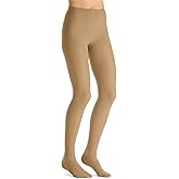 JOBST UltraSheer Waist-High Compression Stockings for Women - Closed Toe - Medical Compression 15-20 mmHg - For Varicose and Spider Veins - Helps Prevent Swelling - Honey, X-Large