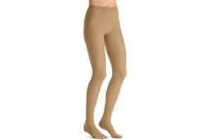 JOBST UltraSheer Waist-High Compression Stockings for Women - Closed Toe - Medical Compression 15-20 mmHg - For Varicose and Spider Veins - Helps Prevent Swelling - Honey, X-Large