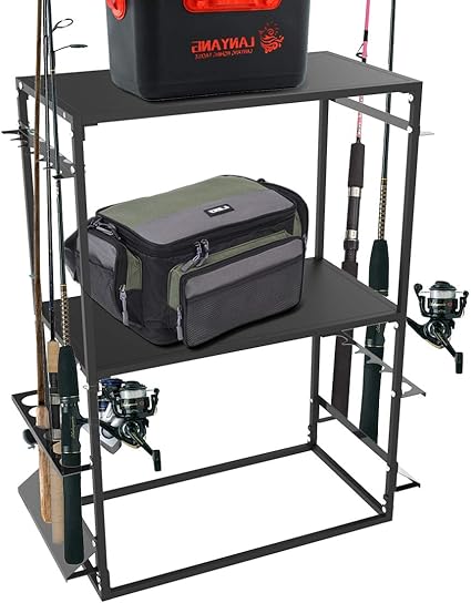 fishing rod and tackle storage
