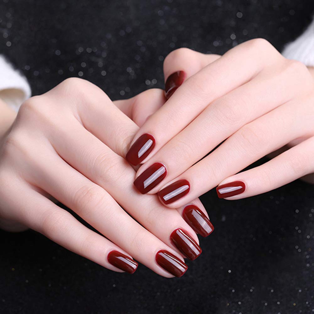 Modelones Gel Top and Base Coat, Gel Nail Polish No Wipe Top Coat Base Coat Set, 2x10ml LED Soak Off New Upgraded Formula Long-Lasting Gloss and Shiny Finish For Home DIY and Nail Salon : Beauty