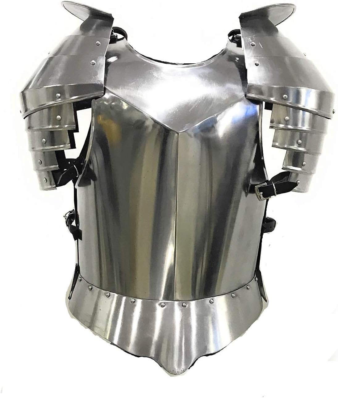 NauticalMart Medieval Times Shoulder Guard Steel Breastplate One Size