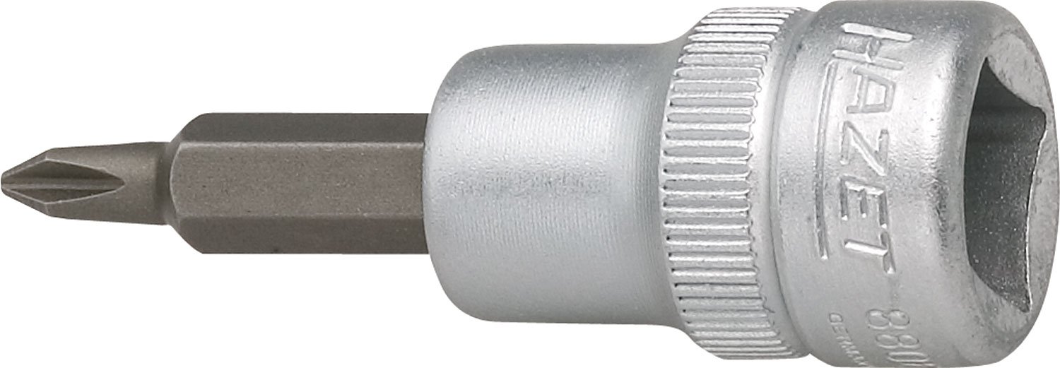 HAZET 8806-PH1 Cross Recess Profile PH Screwdriver Socket - CVD-Tin Coated