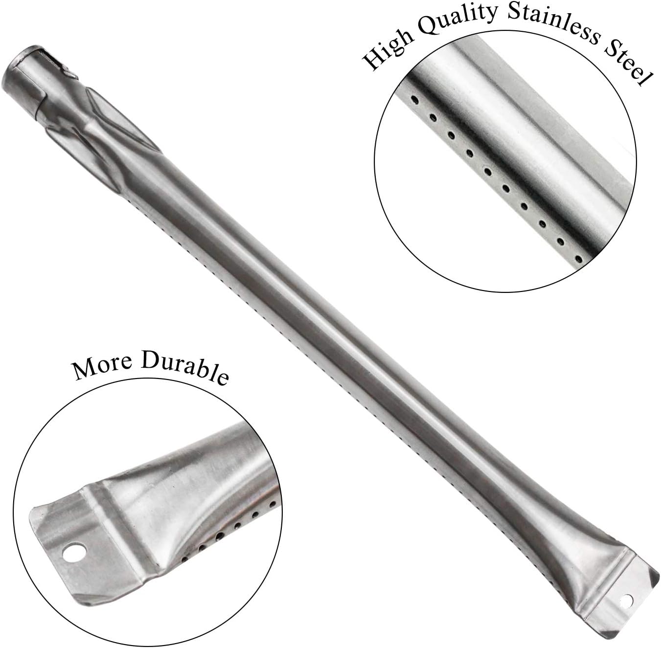 Hisencn 8Pack Repair Kit Stainless Steel Grill Burners, Heat Plates, Heat Shield Replacement for Bakers and Chefs GR2039201-BC-00, GD430, ST1017-012939, Grill Chef, Members Mark Gas Grill Models : Garden & Outdoor