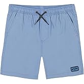 Billabong Boys Larry Layback Elastic Waist Pull-on Shorts