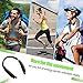 Bluetooth Headphones SDICL Wireless Neckband Sports Headsets with Retractable Earbuds Sweatproof Noise Cancelling Stereo Earphones (991 Black)