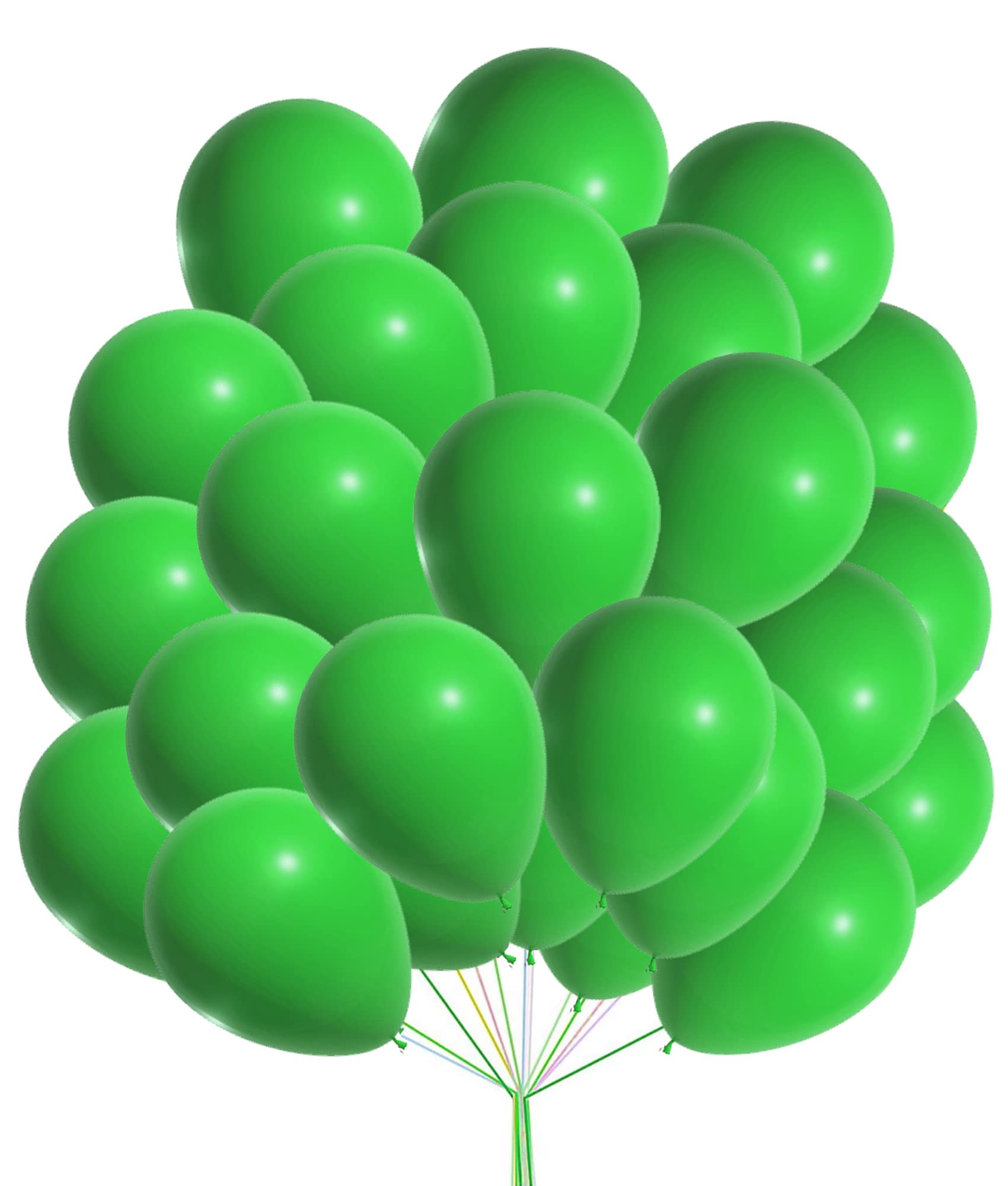5 inch Latex Balloons Premium Quality Birthday Wedding Party Balloon Anniversary Decorations Romantic & Other Décor Themes Green Color Pack of 100
