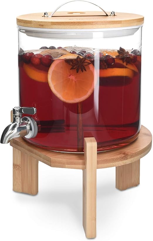 cold drink dispenser with stand