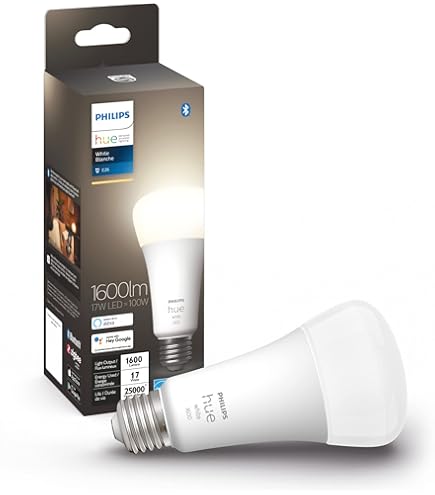 Amazon.com: Philips Hue White and Color A21 High Lumen Smart