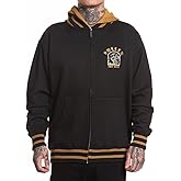 Sullen Men's Ruben Banez Tattoo Lifestyle Graphic Long Sleeve Zip Up Hooded Fleece Sweatshirt
