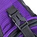 LC Prime FBA_CH058PE Â Sling Bag Chest Shoulder Unbalance Gym Fanny Backpack Sack Satchel Outdoor Bike Nylon Fabric Purple 1