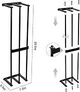 XIAPIA 3 Bars Wall Mounted Towel Rack Steel Bathroom Organizer 75x20x15cm view 8