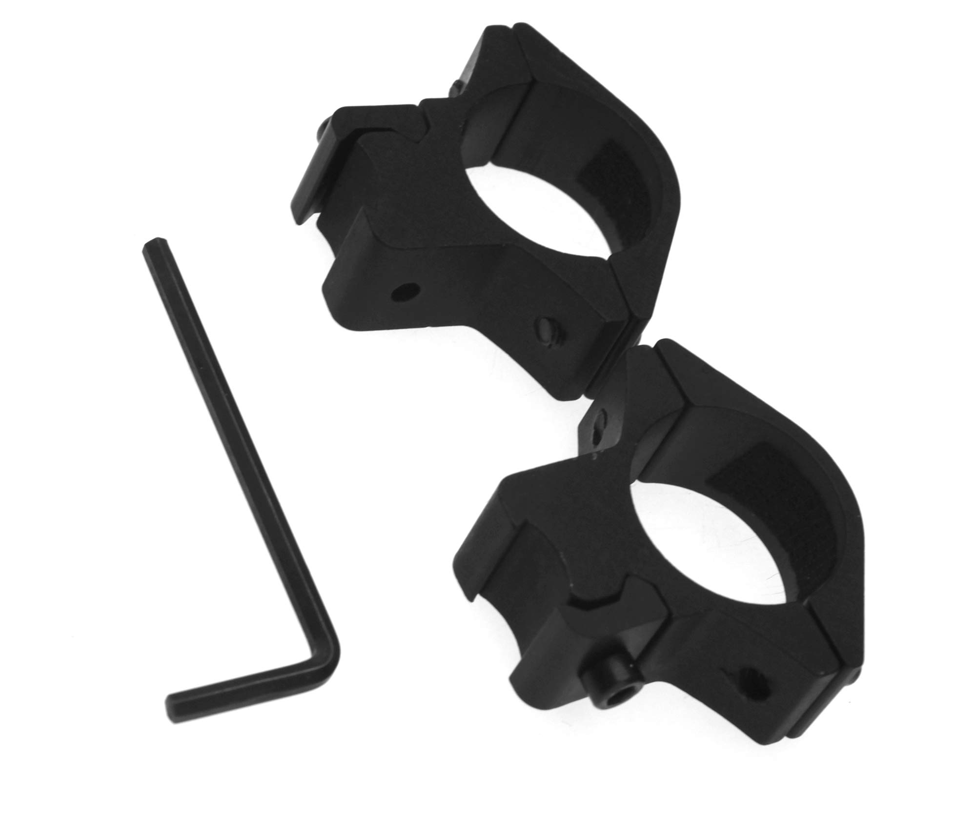 2X SMK 1 Inch Low Profile Sight Rings 11mm Dovetail Scope Mounts