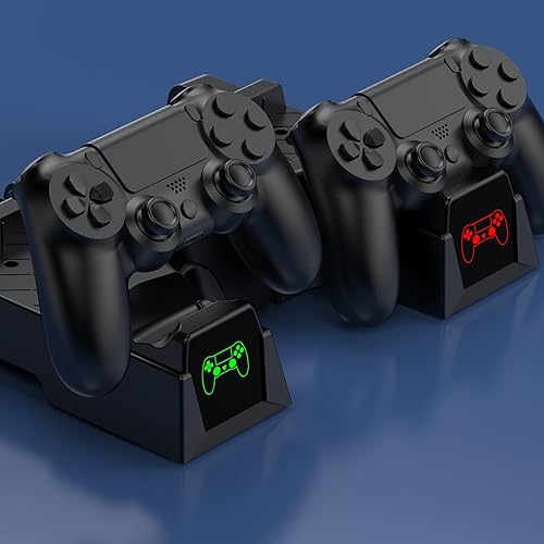 PS4 Cooling Fan with Controller Charger Compatible with PS4/PS4