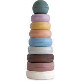 mushie Stacking Rings Toy | Made in Denmark (Rustic)