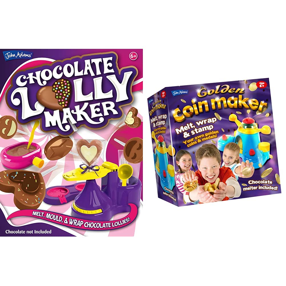 Chocolate Lolly Maker from John Adams & Golden Coin Maker from John Adams