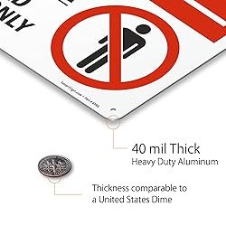 SmartSign 10 x 14 inch “Restricted Area - Do Not