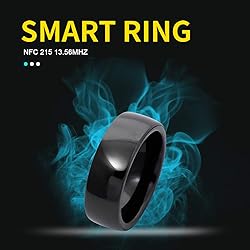hecere Waterproof Ceramic NFC Ring, NFC Forum Type