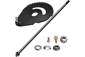 DECKMAN 【55.5cm】 738-0919A 738-0919B Steering Shaft & 617-04094 Steering Gear Kit W/Bushing 948-0389 Steering Rod Cap Washer Screw for MTD Troy Bilt Series Mowers 948-0389 710-1309 941-0656A 741-0656A