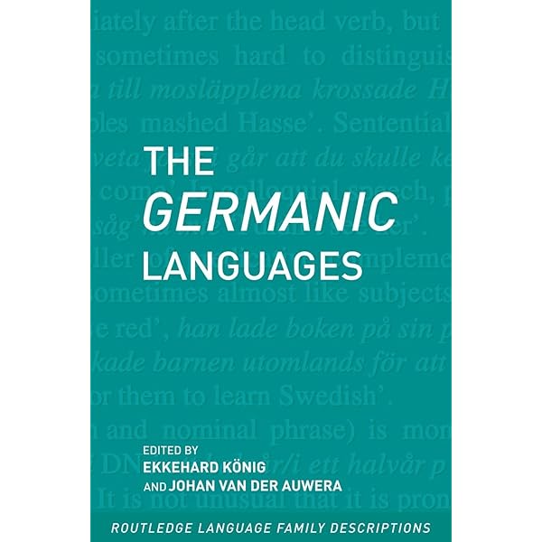 The Germanic Languages (Cambridge Language Surveys) Harbert， Wayne Amazon.com: The Germanic Languages (Cambridge Language