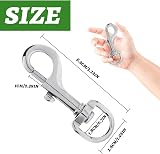 3x Heavy Duty Swivel Snap Hooks Zinc Alloy Dog Leash Keychain Trigger Clips view 2