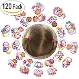 Elastic Hair Bands Ties, Girl Hair Ties Kids Colorful Elastics Ponytail Holder, Ropes Hair Elastics Ponytail Toddler Fabric Girls Hair Holder