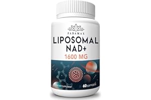 FABAMAX 1600 mg Liposomal NAD Supplement, 98% Pure NAD+ Supplement, Superior Absorption, Alternative to Nicotinamide Riboside or NADH to Boost NAD+ for Aging Defense, Energy, Longevity,60 Softgels