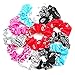 Color May Vary. Luxxii Pretty Cotton Colorful Paisley Scrunchies Ponytail Holder Elastic Hair Bands 4 inch (12 Count, Assort Color)