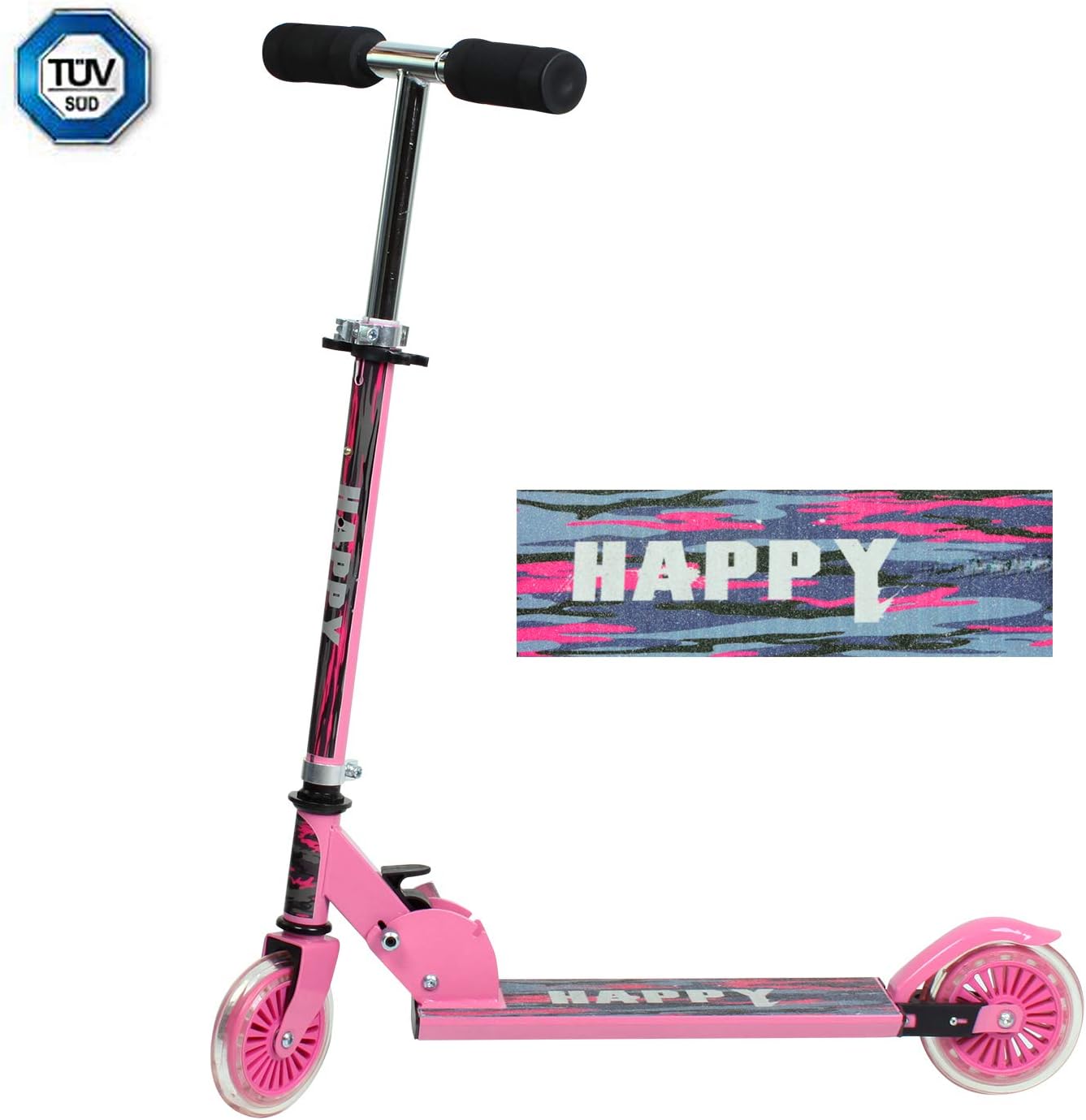 Beliwin Scooter for Kids Folding Adjustable Height Kick Scooters for Boys and Girls Gift Lightweight Perfect Kids Gift